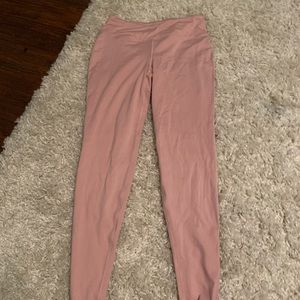 Pink athletic leggings